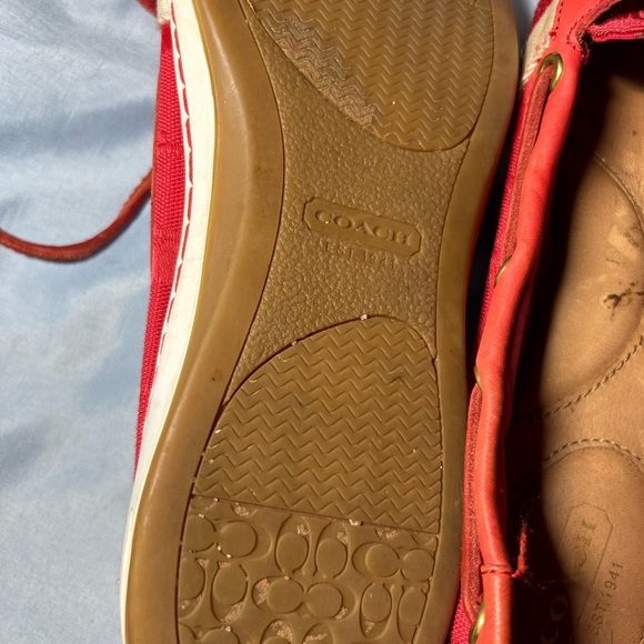 Red Slip on Sneakers - Picture 4 of 4